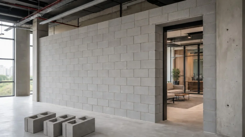 Concrete Block Wall Construction